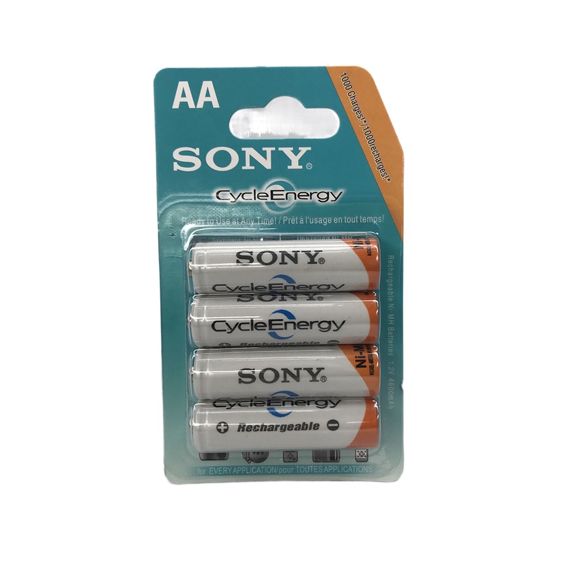 SONY AA Battery, Double A Rechargeable Battery, Cycle Energy, NiMH, NH
