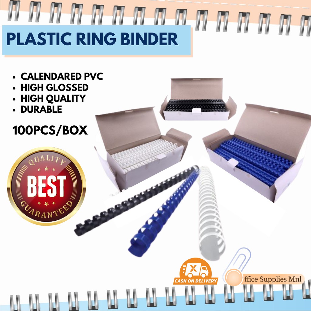 Plastic Ring Binder (8mm / 10mm / 12mm / 14mm / 16mm) Comb Binding Ring