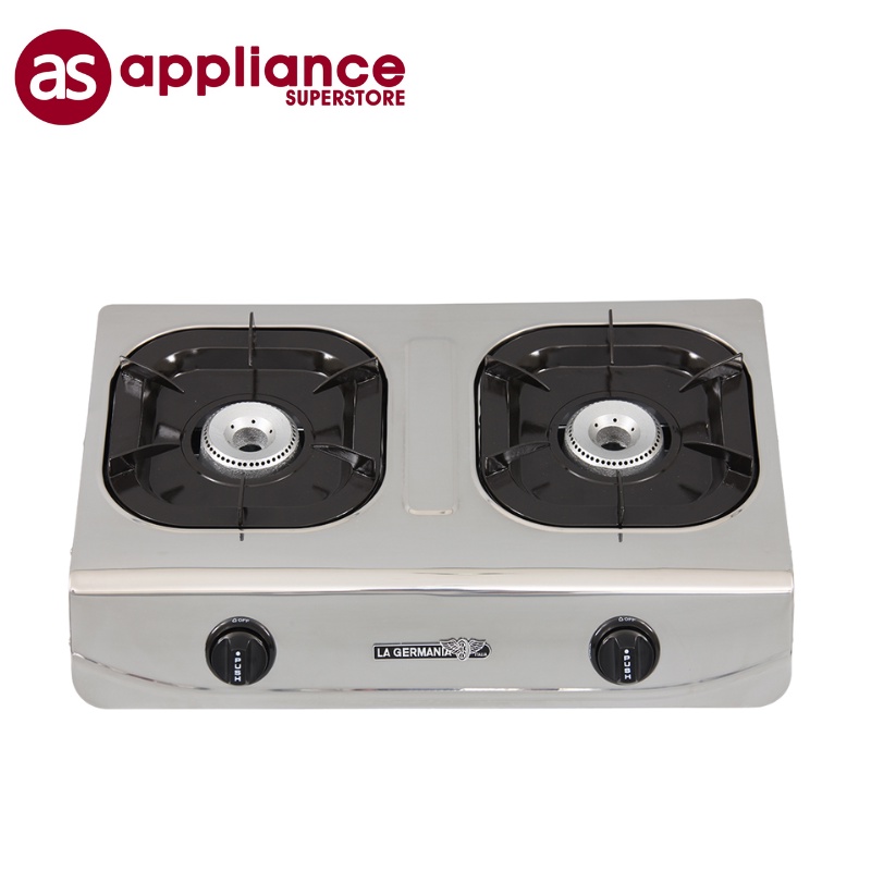 La Germania 65cm Double Burner Stainless Gas Stove G650X Shopee