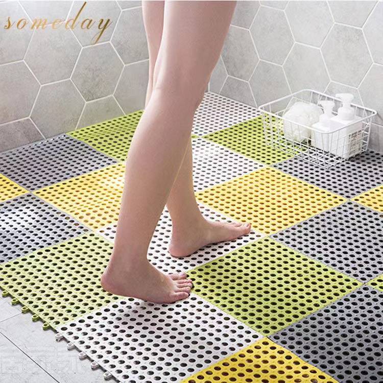 30x30cm Bathroom Shower Mat NonSlip Bathmats PVC Floor Mats for Toilet Bathroom Rug Adjustable
