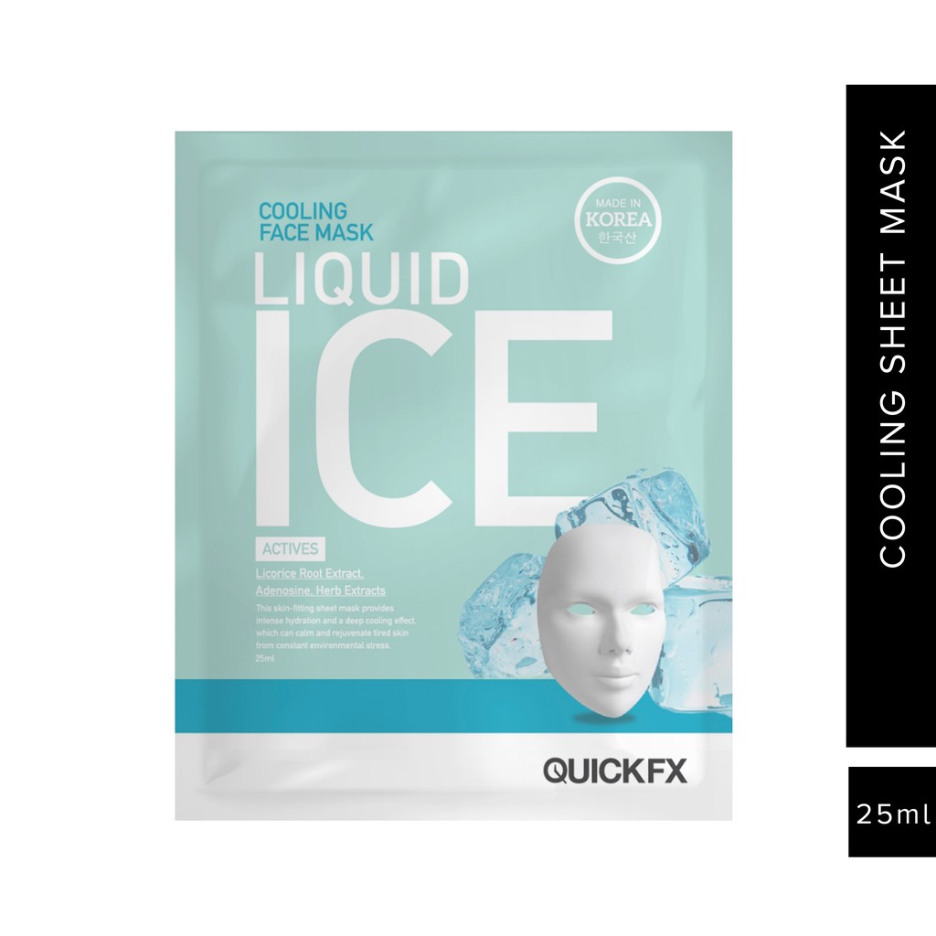 QUICKFX Liquid Ice Face Mask 25ml Limited Edition Shopee Philippines