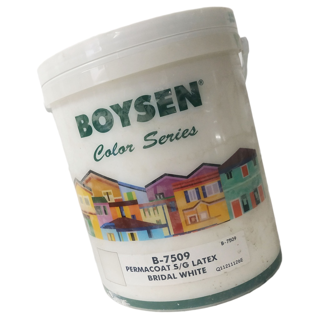 BOYSEN PERMACOAT LATEX B7509 BRIDAL WHITE ( 1 GALLON 1