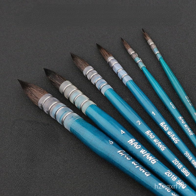 Squirrel Watercolor Pen Round Head Painting Mop Brush Calligraphy Oil