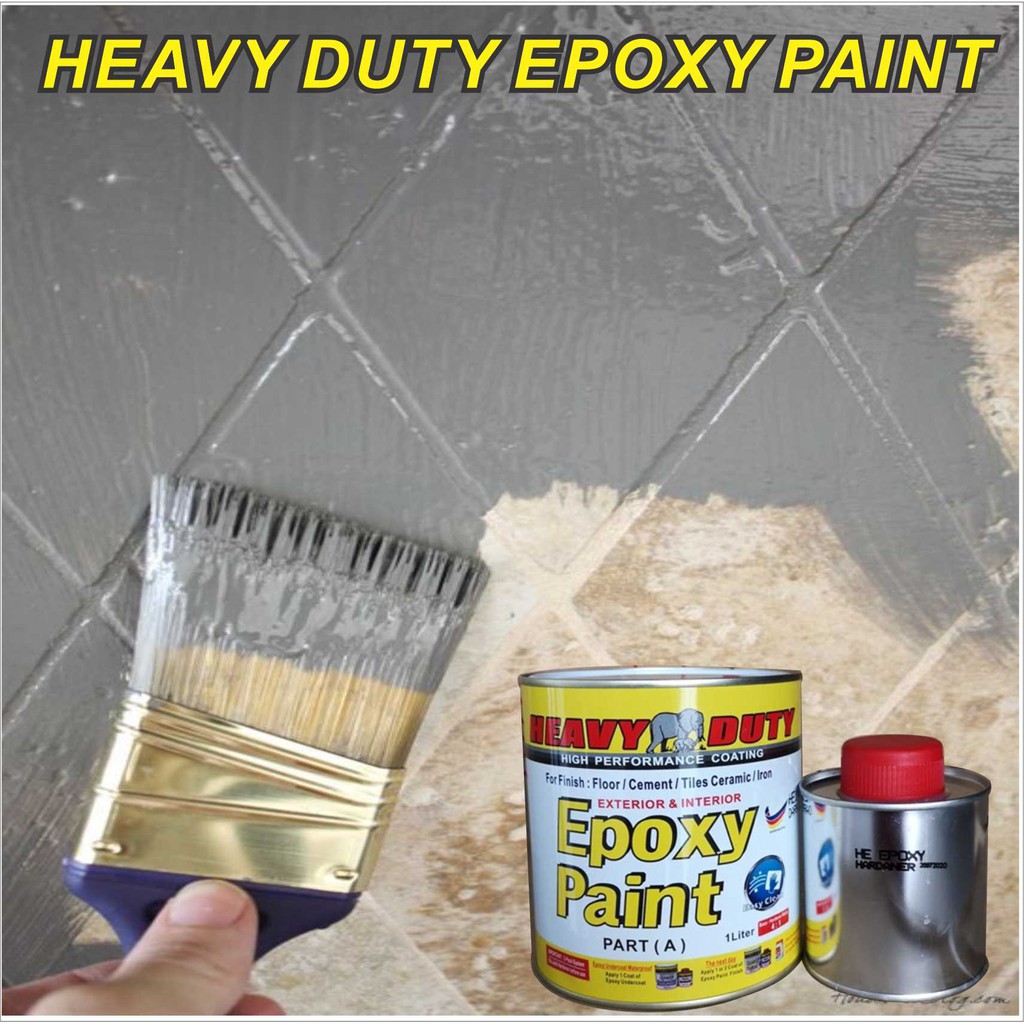 TILES FLOOR & WALL EPOXY PAINT ( HEAVY DUTY BRAND ) EPOXY WATERPROOF