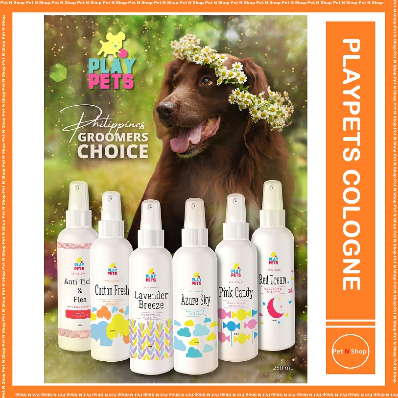 Playpets Cologne for Cats and Dogs Play Pets Cologne 250ml Shopee Philippines