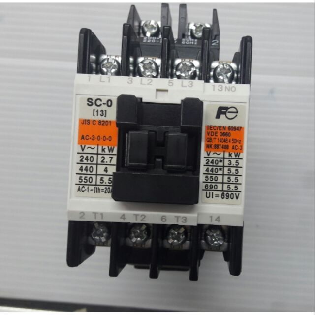 FUJI CONTACTOR SC0 110v, 220v, 440 VOLTS Shopee Philippines