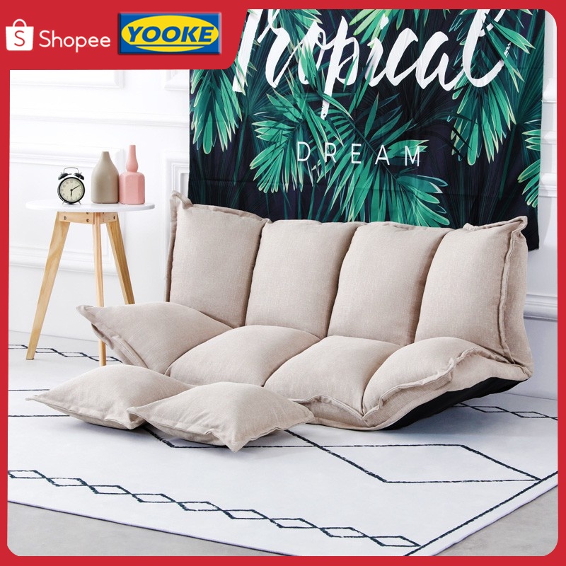 YOOKE Sofa Bed Foldable Lazy Sofa Fivespeed Adjustable Living Room