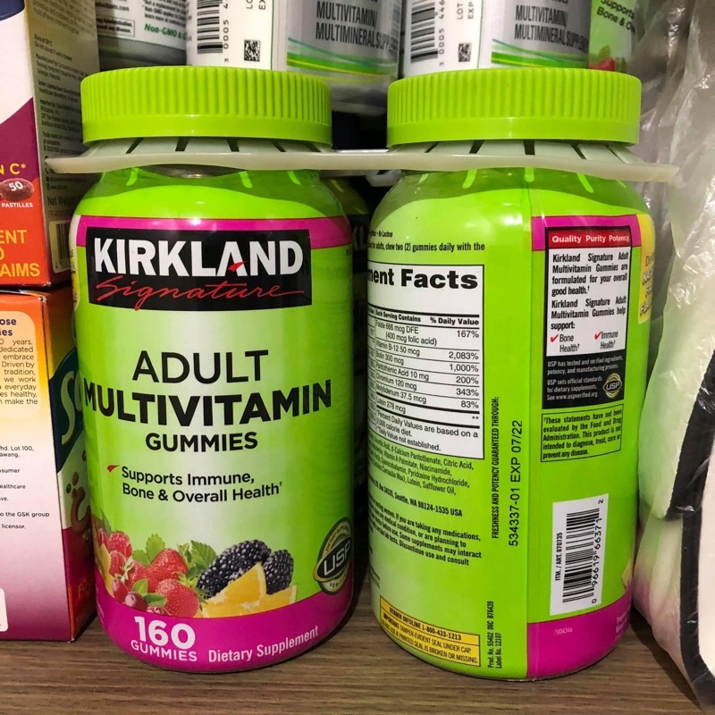 Kirkland Signature Adult Multivitamin, 160 Gummies Shopee Philippines
