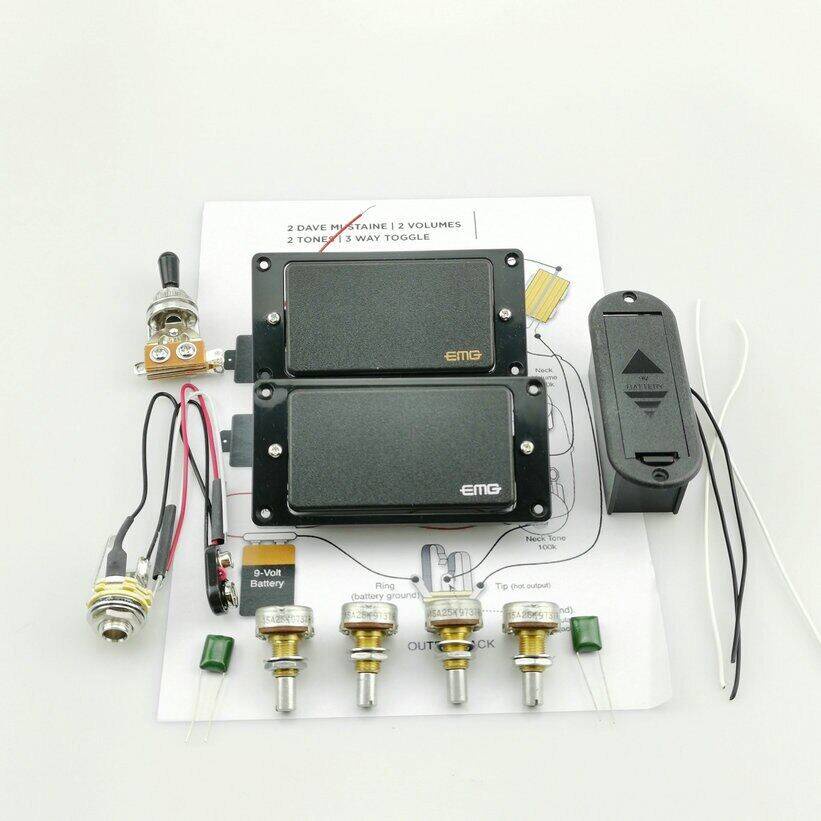 PFEMG Active Electric Guitar Pickups Pick Up Humbucker Active 9V