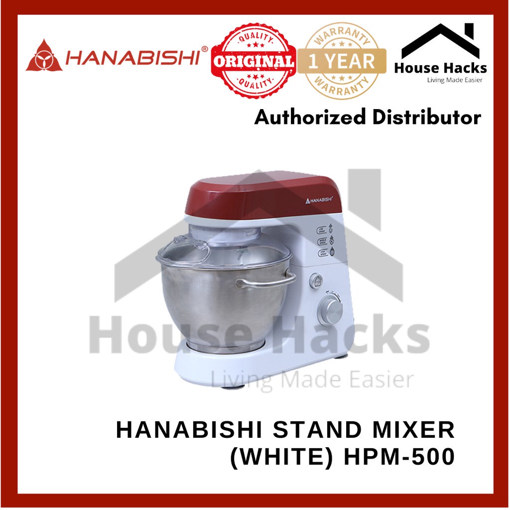 Hanabishi Professional Stand Mixer HPM 500 (House Hacks) Shopee