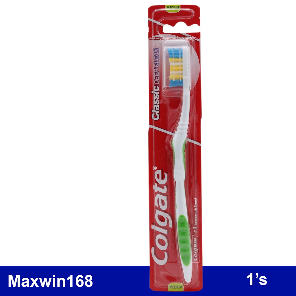 COLGATE, Classic Deep Clean Toothbrush Medium Watsons Philippines