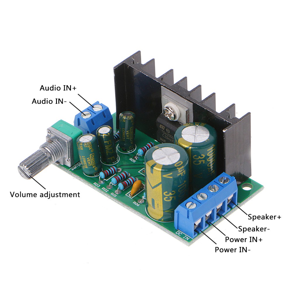 TDA2050 Mono Audio Power Amplifier Board Module Shopee Philippines