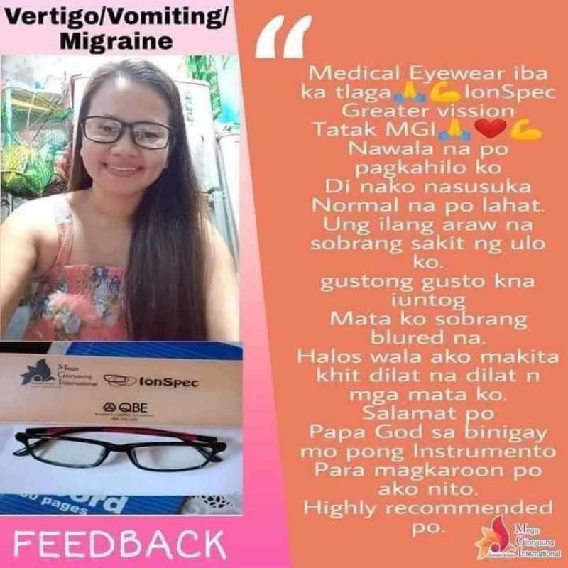 Ionspec M100 Medical Eyewear ( Nanotechnology ) Shopee Philippines