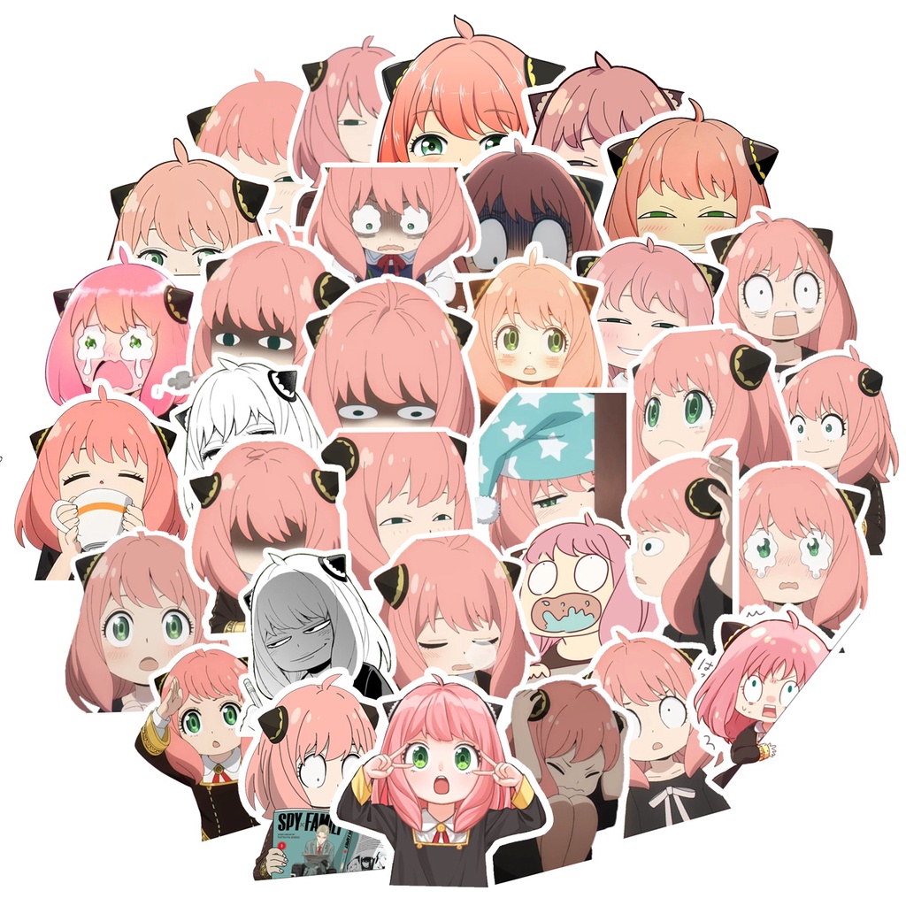 Spy X Family Anya Anime Sticker Pack (35pcs) Shopee Philippines