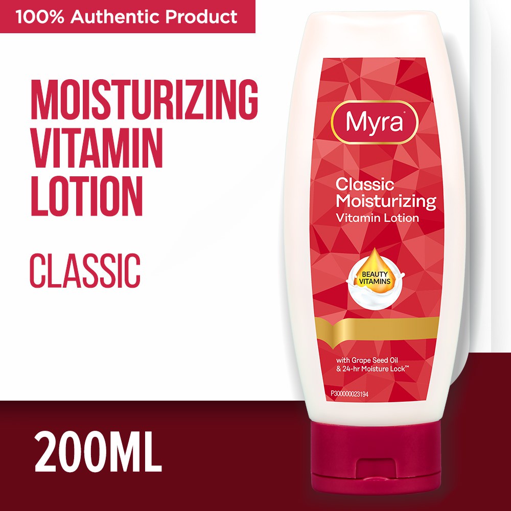 Myra Classic Moisturizing Vitamin Lotion 200ml Shopee Philippines
