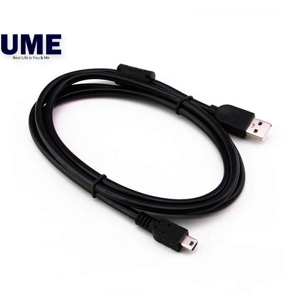 V3 5Pin T Type Mini USB Data Charger Cable for MP4 and MP3