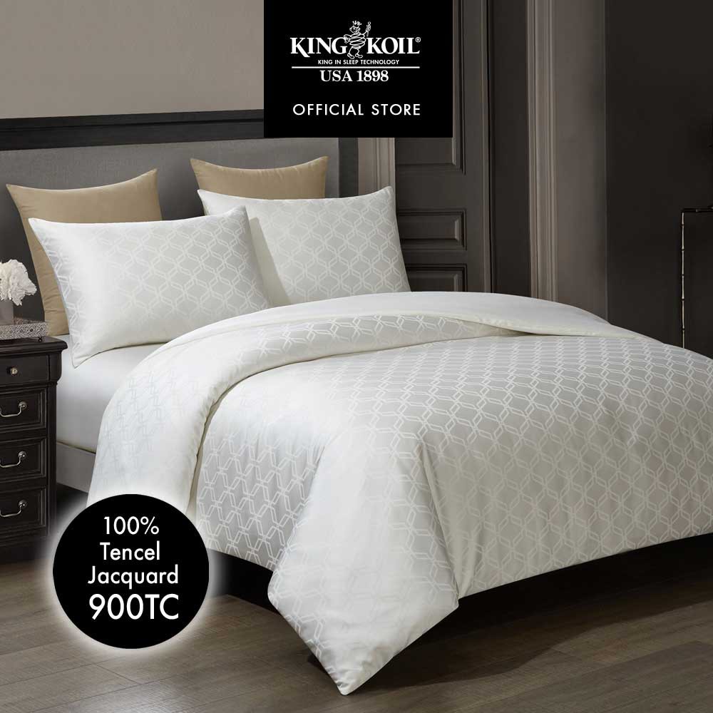 King Koil Contemporary Couture Collection Fitted Sheet Sets (Hexagon) Shopee Philippines