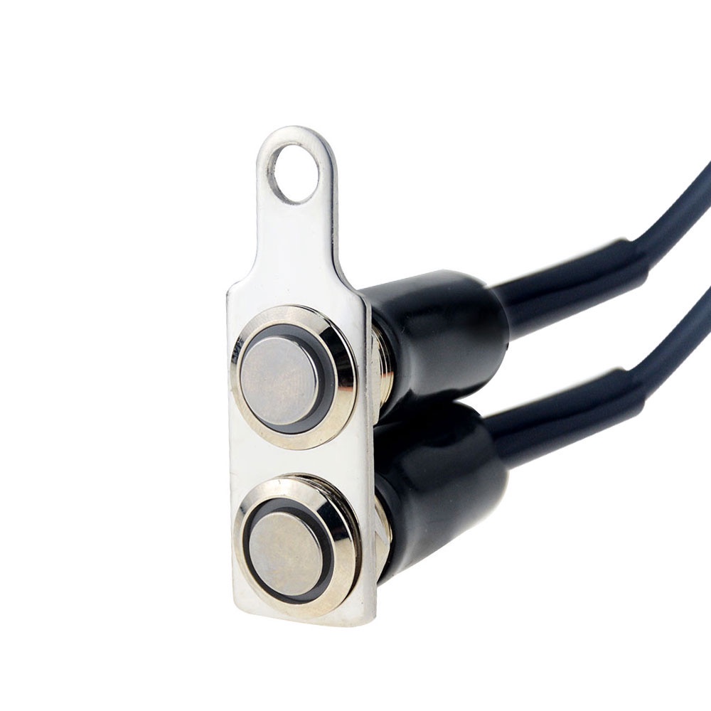 Motorcycle LED Headlights Switch, Waterproof Push Button for Motorcycle