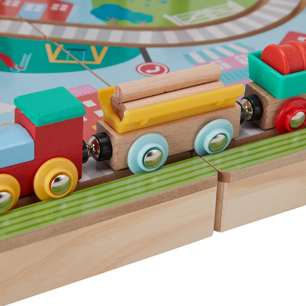 Anko Wooden Fold and Go Train Playset Shopee Philippines