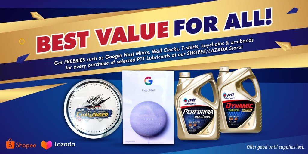 PTT Lubricants PH, Online Shop Shopee Philippines