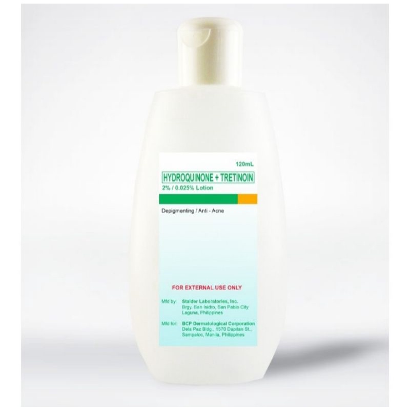 Hydroquinone+tretinoin (BLEACHING/Whitening) body lotion 120ml Shopee