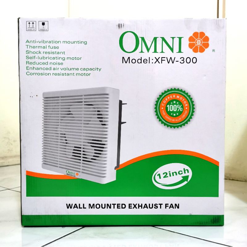 Omni Wall Type Exhaust Fan 10" 12" Shopee Philippines