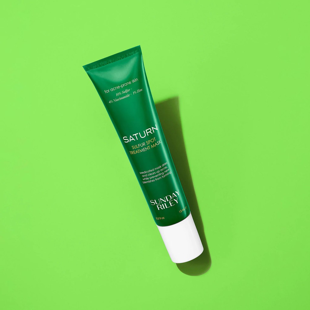 Authentic SUNDAY RILEY Saturn Sulfur Acne Treatment Mask( 15ml ) Shopee Philippines