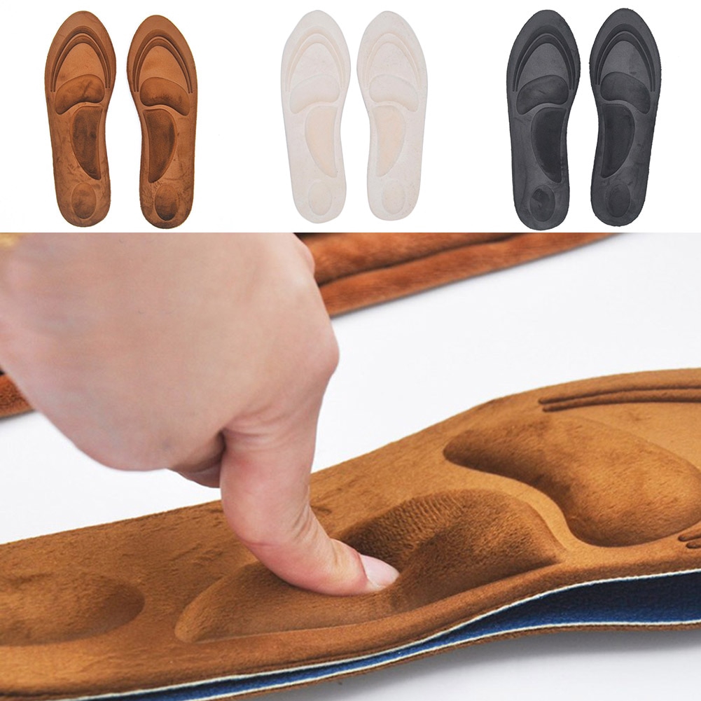 Women Men Memory Foam Insoles Inner Sole Slippers Running Shoepad Foot Pads US