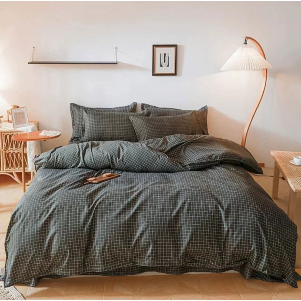 COD High Quality Sheet Set 4 in 1 Pillowcase, Sheet, Duvet Cover