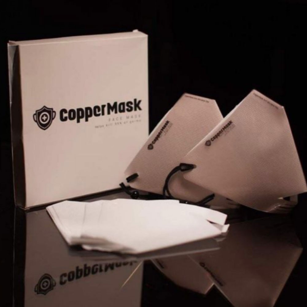 （with 11filters）Copper Mask Face mask Original Copper Mask Ion Infused