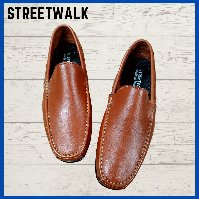 Streetwalk Footwear Marikina Made Leather Driving Shoes For Men