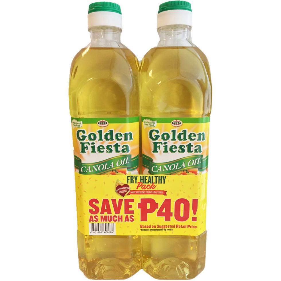 UFC Golden Fiesta Canola Oil 1L Duo Pack Shopee Philippines