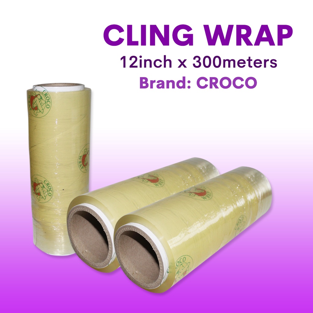 CLING WRAP 12 inches X 3OOmeters CROCO BRAND Shopee Philippines