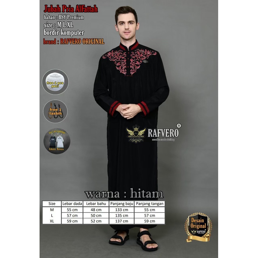 PRIA Al Fatah Embroidery Robe / Arabic Men's Robe / Latest Men's Robe