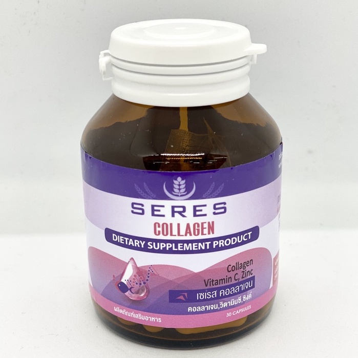 Collagen PLUS VITAMIN C AND ZINC SERES 30 CAPSULES Collagen with VITAMIN C AND ZINC cires