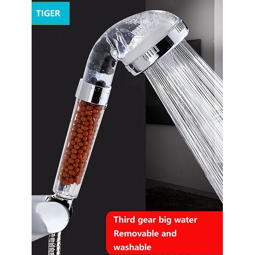 High Pressure Stone Stream Handheld Shower Head Adjustable Pressure