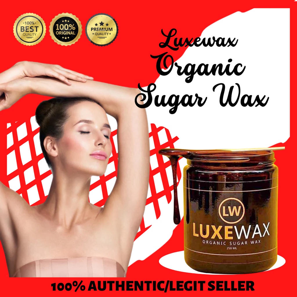 LUXEWAX Organic Sugar Wax Kit Remove Shopee Philippines
