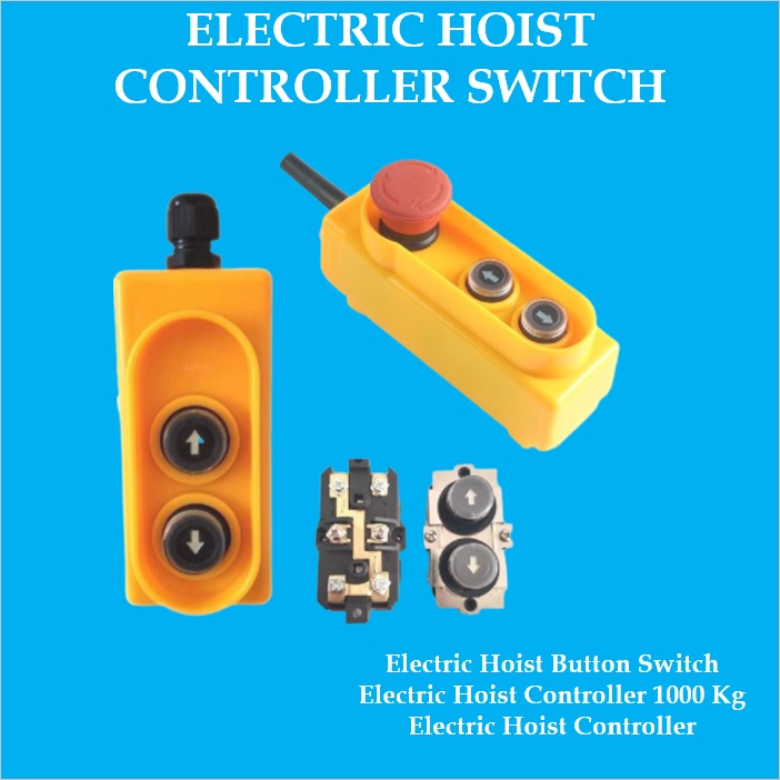 Electric hoist controller switch 220V household up down emergency stop
