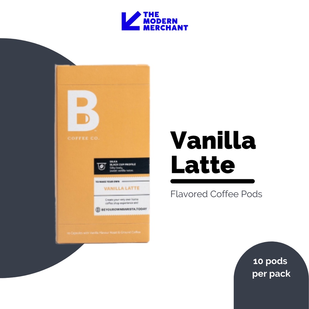 B Coffee Co. SILKA VANILLA LATTE Nespresso Compatible Coffee Capsules 10 Pack Shopee Philippines