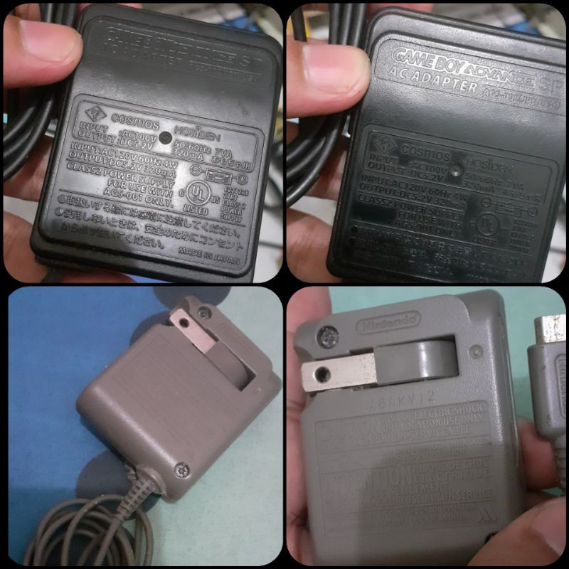 Original 110V or 220V Nintendo Gameboy Advance SP Charger / Nintendo DS