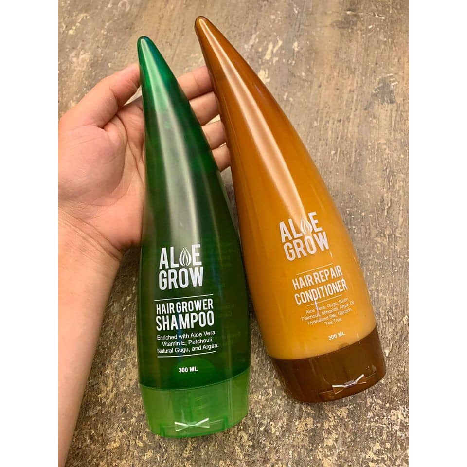 AUTHENTIC!! Aloe Grow Hair Grower Shampoo 300ml Conditioner 300ml