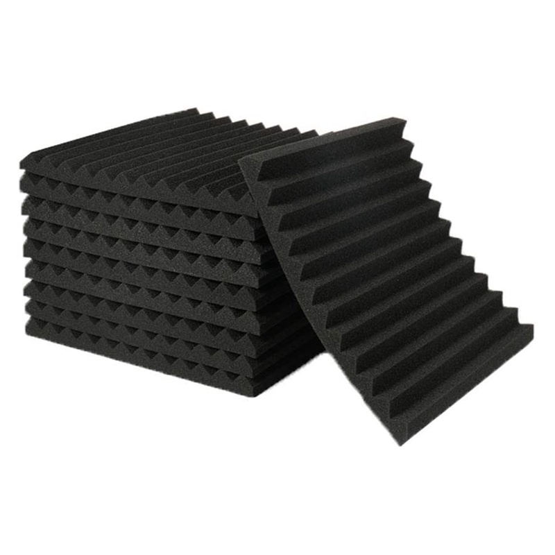 50Pcs Acoustic Soundproof Foam Sound Absorbing Panels Sound Insulation Panels Wedge for Studio
