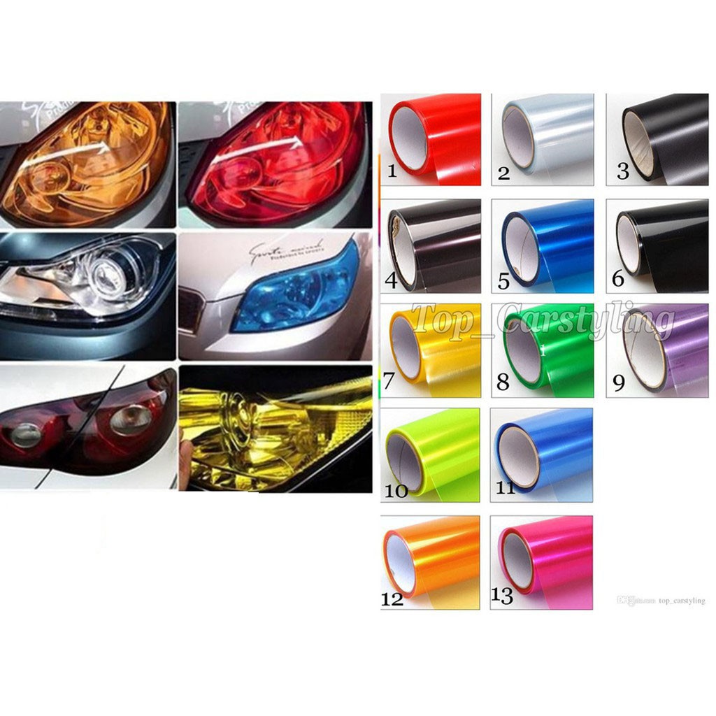 Car Tint Headlight Taillight Vinyl Car Sticker Film Car Head Light Tail