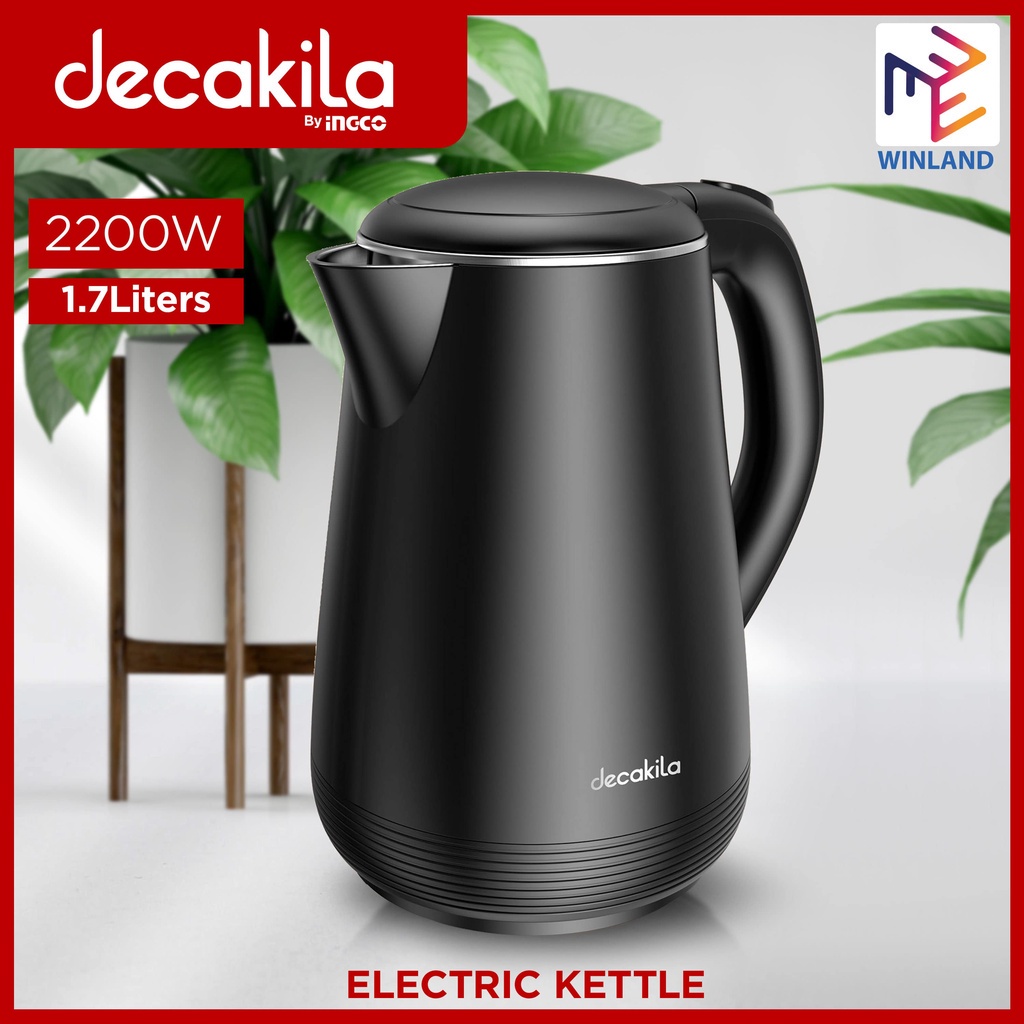 DECAKILA by INGCO Stainless Electric Kettle Water Heater 1.7L