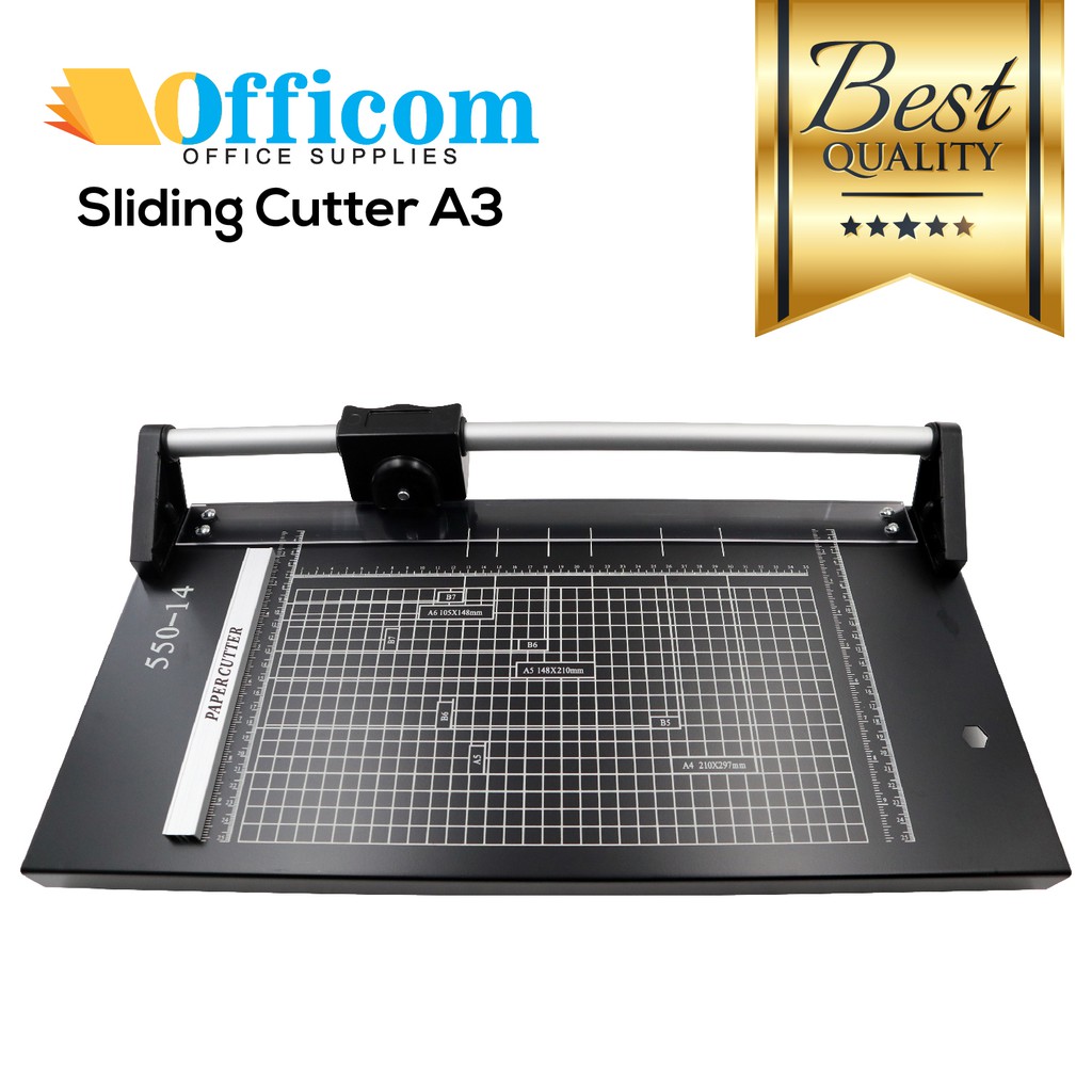 Sliding Paper Cutter A3 [Metal Base] High Quality Cutter