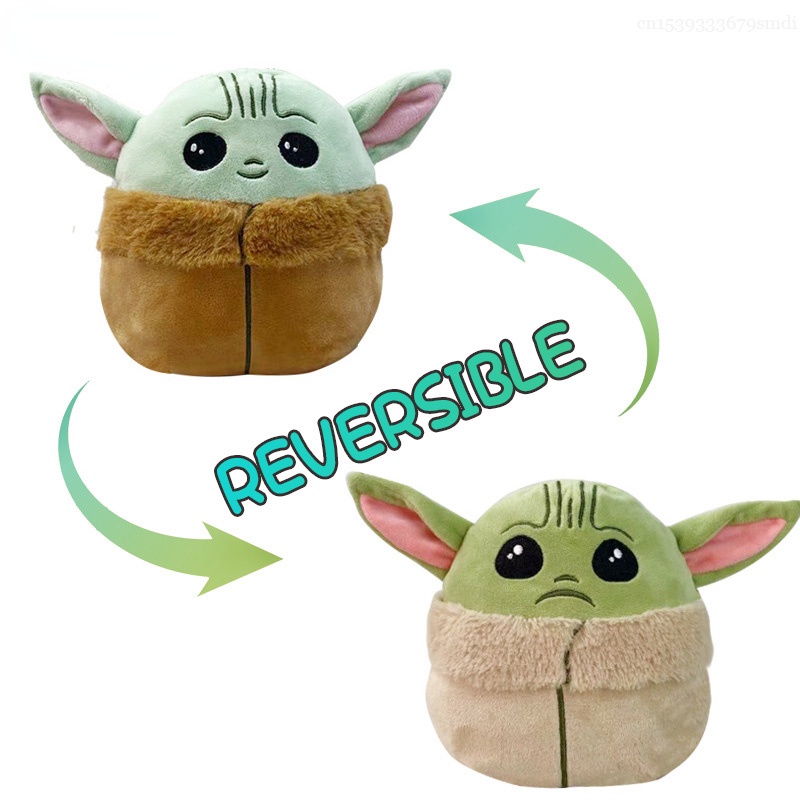 Disney Star Wars Mandalorians DoubleSided Flip Reversible Baby Yoda