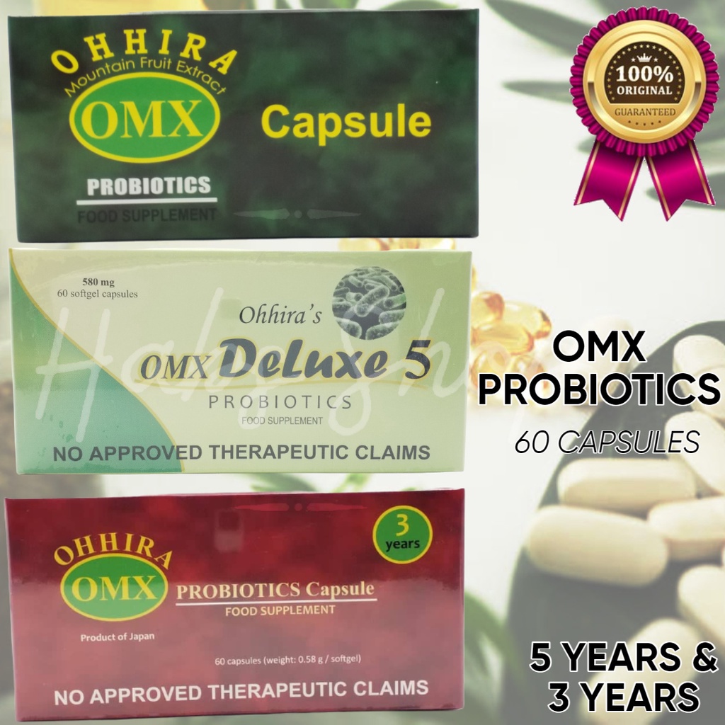 OMX probiotics capsule 5 years or 3 years fermentation 60 Softgel