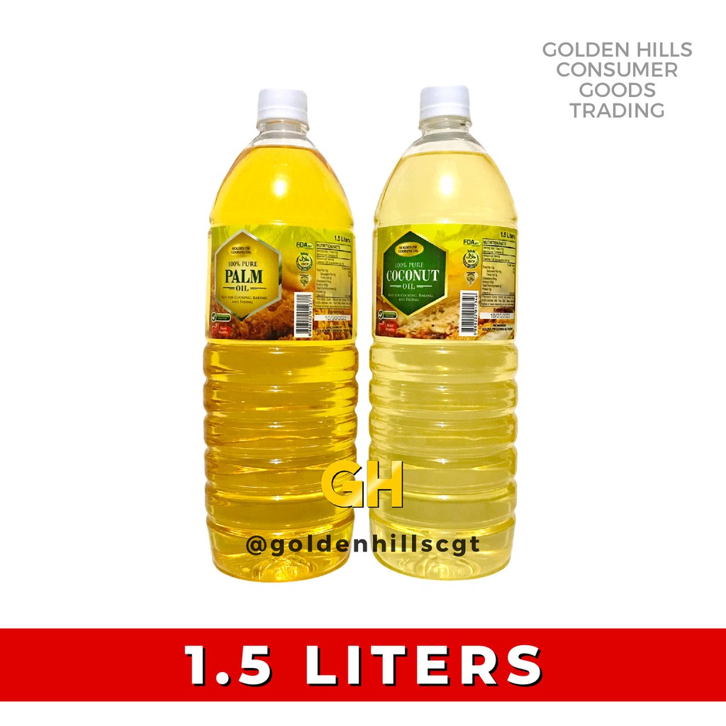 Palm and Coconut Cooking Oil 1.5 Liters Shopee Philippines