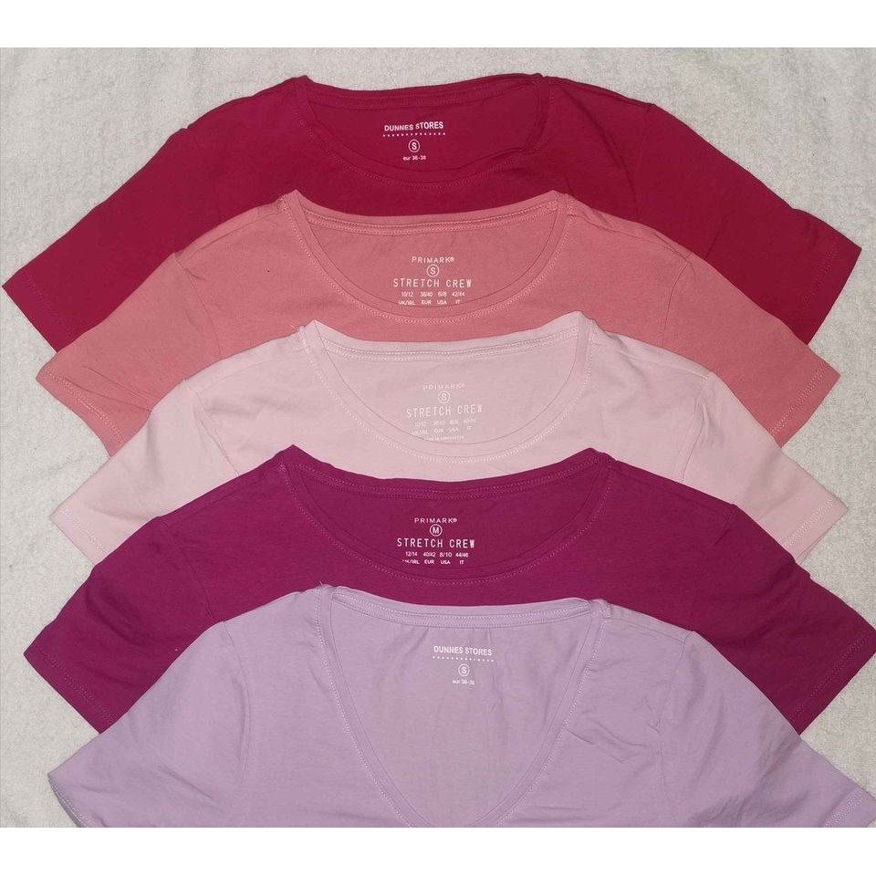 Basic Tees Shirt (Cotton Fabric) Shopee Philippines