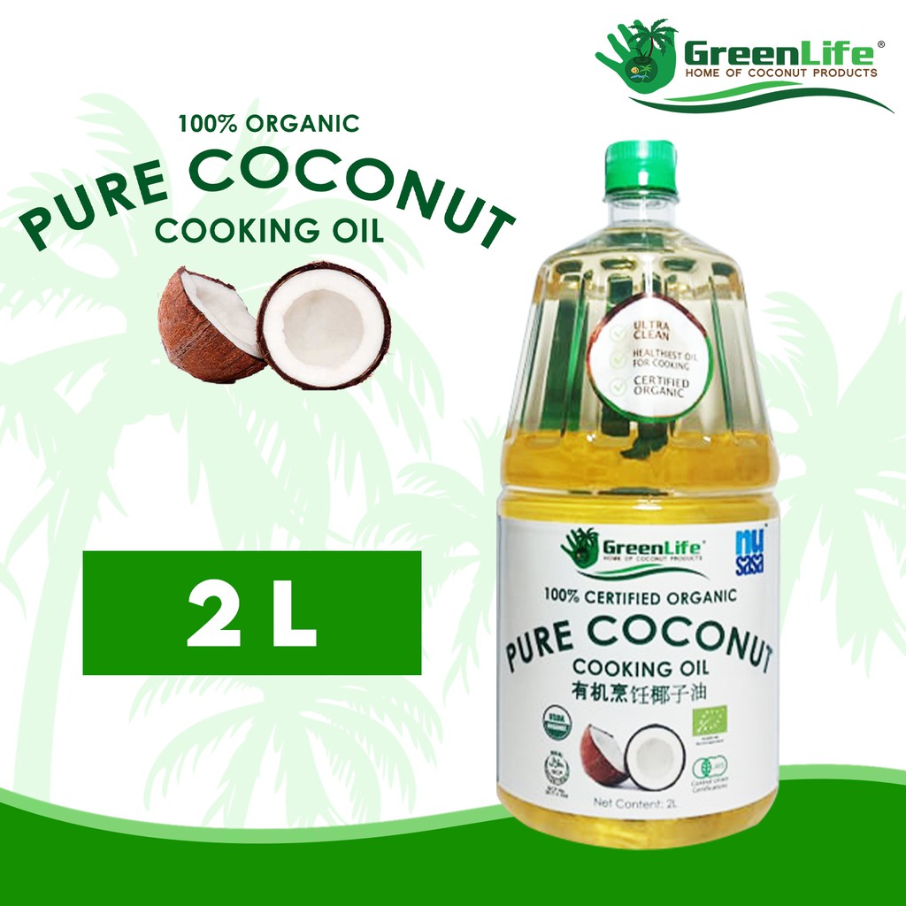 Organic Pure Coconut Cooking Oil 2L Shopee Philippines